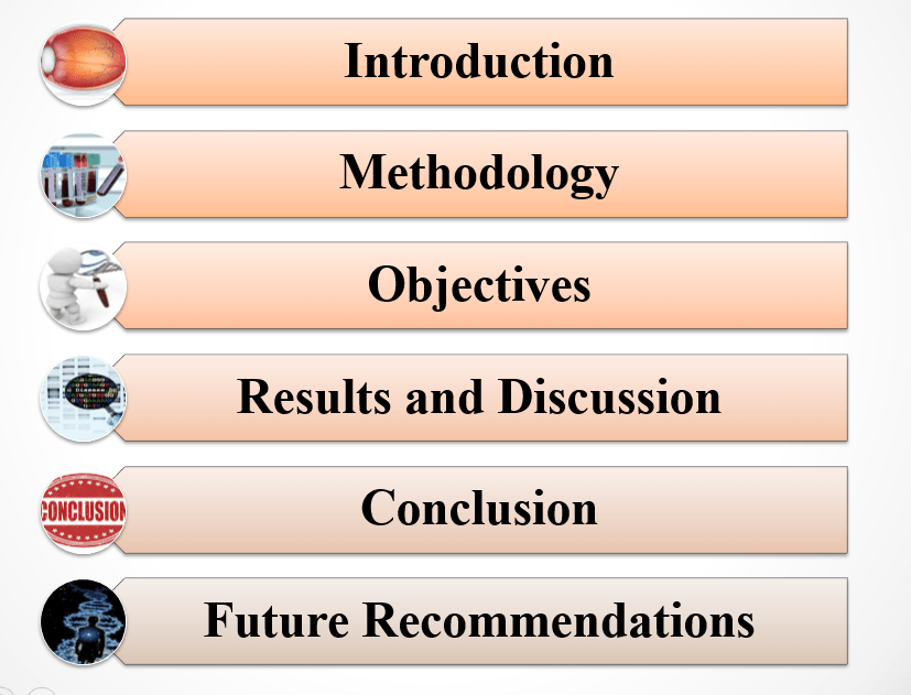 Flow chart of research presentation