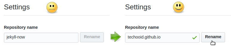 repository name changed