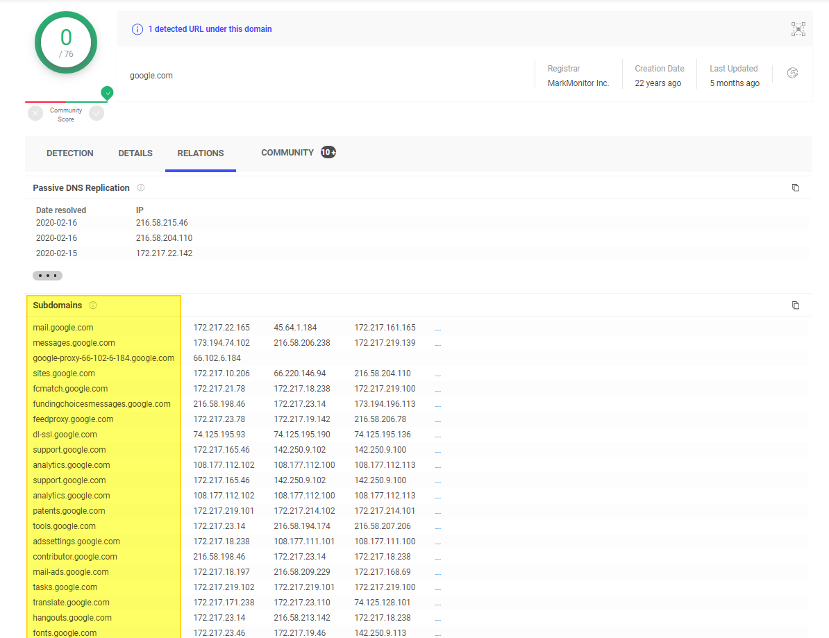 Free subdomain finder online 🛡️ find subdomains of domain