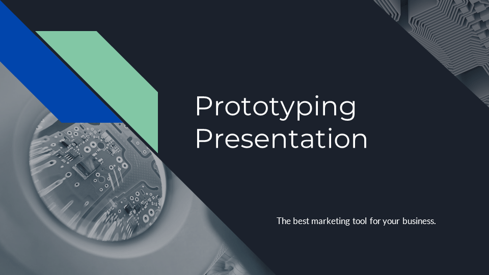 Prototyping presentation - PowerPoint Template With Tespect To Research Papers Presentation