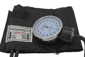 Santamedical Adult Deluxe Aneroid Sphygmomanometer with Stethoscope,