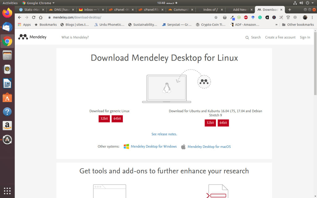 mendeley desktop linux
