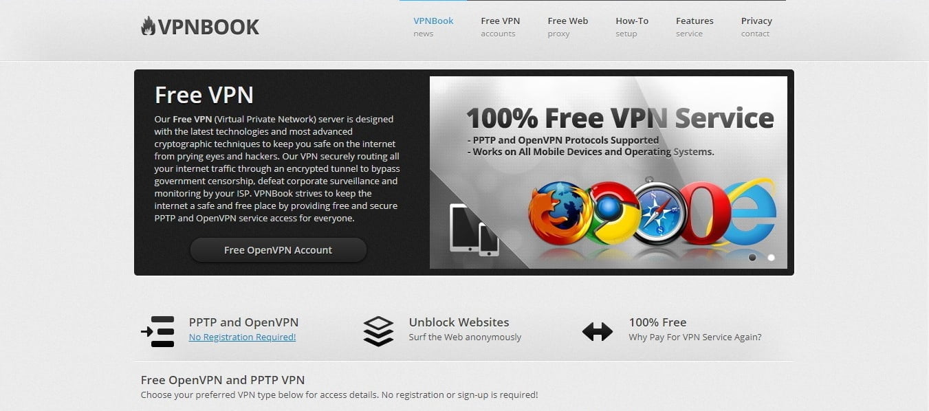 Free internet VPN